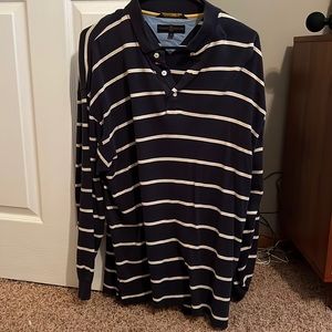 TOMMY hilfiger mens larger striped shirt